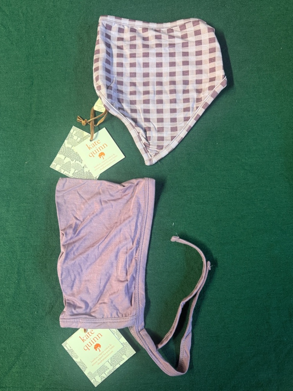 kate quinn Lilac Elf hat & Bandana Bib !